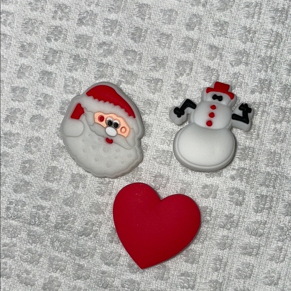 Crocs Charms Set‎ Of 3 Christmas - Picture 1 of 2